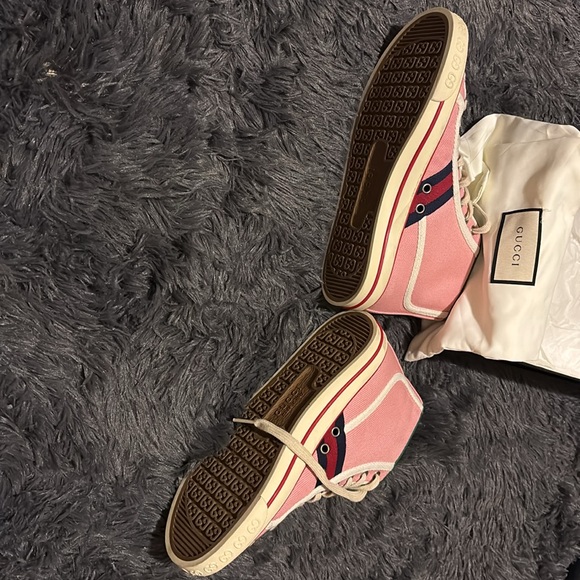 Gucci 1977 pink sneakersrs size Italian 38 US 8 - Picture 3 of 5